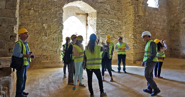 EMU Interior Architecture Department Academic Staff Analysed the UNDP-PFF Supported Restoration Work in Othello Castle